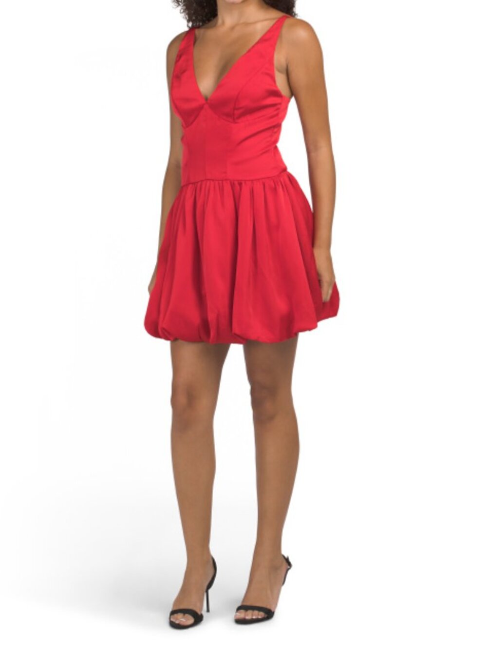 SELFIE LESLIE Eye Catching Bubble Skirt Mini Dress
